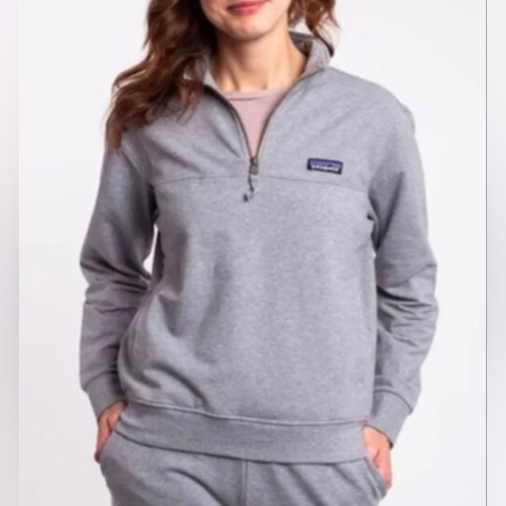 Patagonia Ahnya Pullover Sweatshirt Gray Size Large